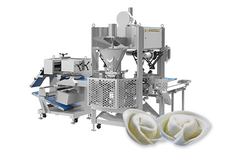 无回皮鲜虾馄饨自动成型机